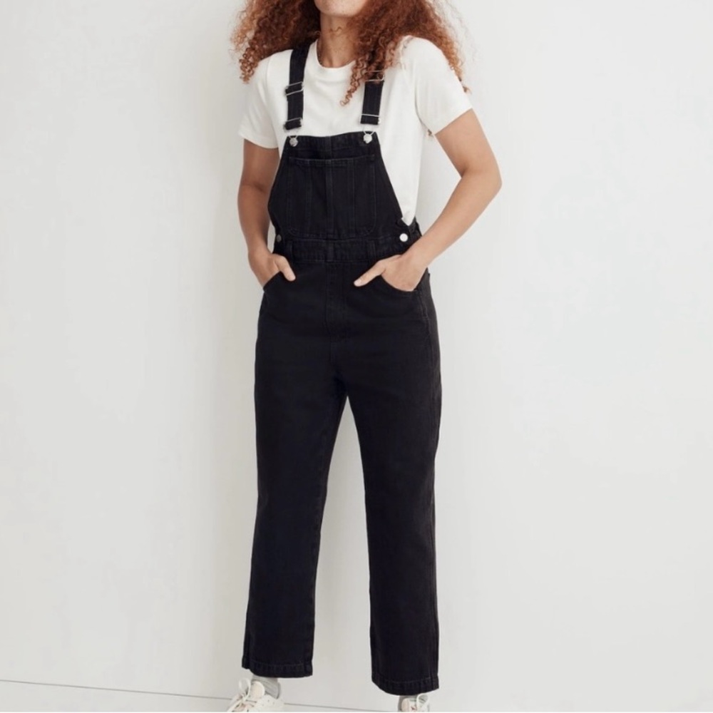 🆕 Madewell Straight-Leg Overalls in Lunar Wash XS